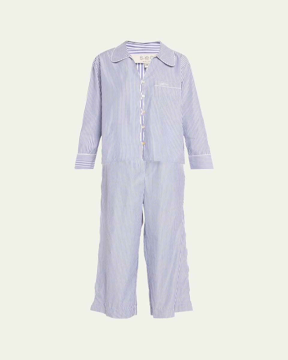 Farrington Striped Button-Down Pajama Set
